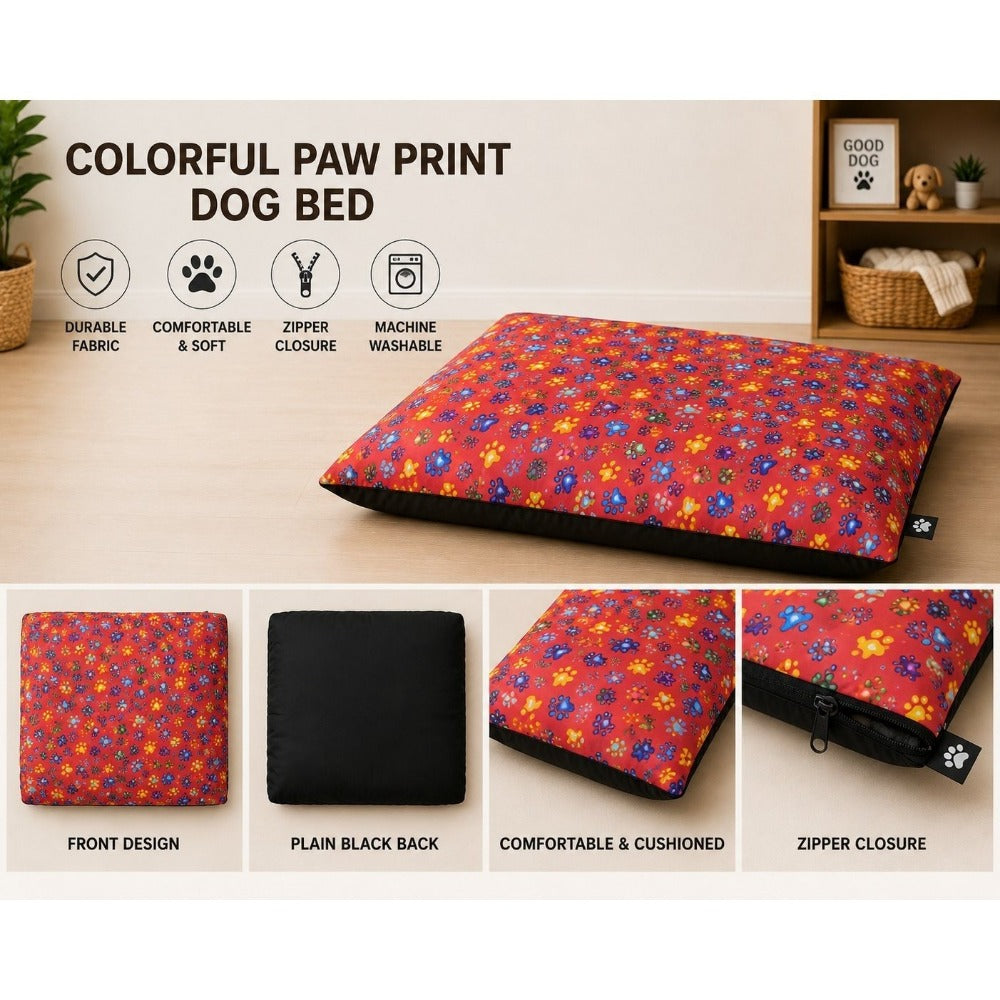 Dog Bed with Machine-Washable, Cotton, 95cm x 65cm - product gallery image 12