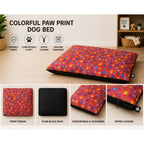 Dog Bed with Machine-Washable, Cotton, 95cm x 65cm - product gallery image 12
