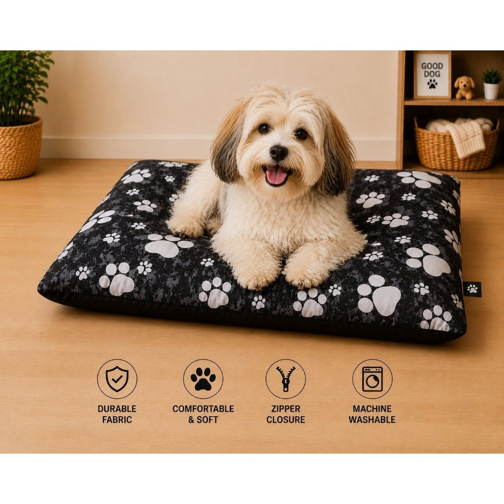 Dog Bed with Machine-Washable, Cotton, 95cm x 65cm - product gallery image 16