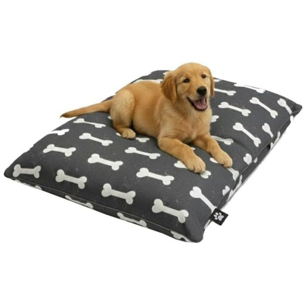 Dog Bed with Machine-Washable, Cotton, 95cm x 65cm - product gallery image 4