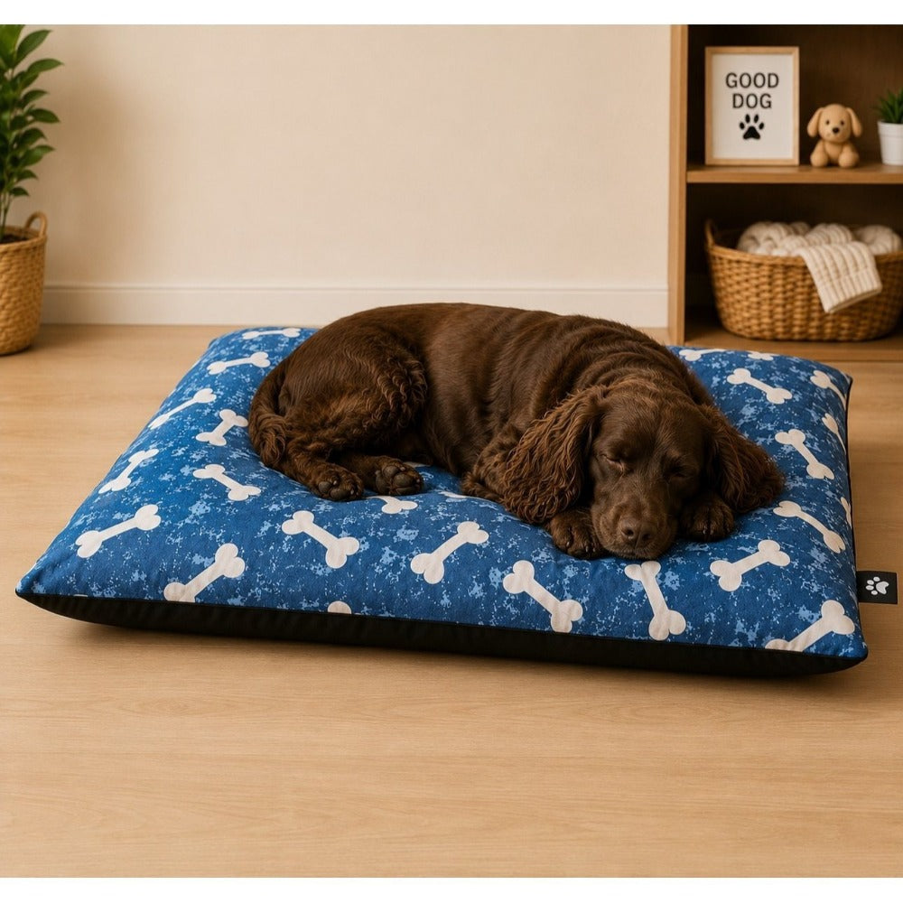 Dog Bed with Machine-Washable, Cotton, 95cm x 65cm - product gallery image 7