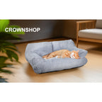 Dog Bed with Machine-Washable, Non-Slip, Pet Sofa Cats Dogs 66x48x33cm Fluffy - product gallery image 11