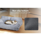 Dog Bed with Machine-Washable, Non-Slip, Pet Sofa Cats Dogs 66x48x33cm Fluffy - product gallery image 16
