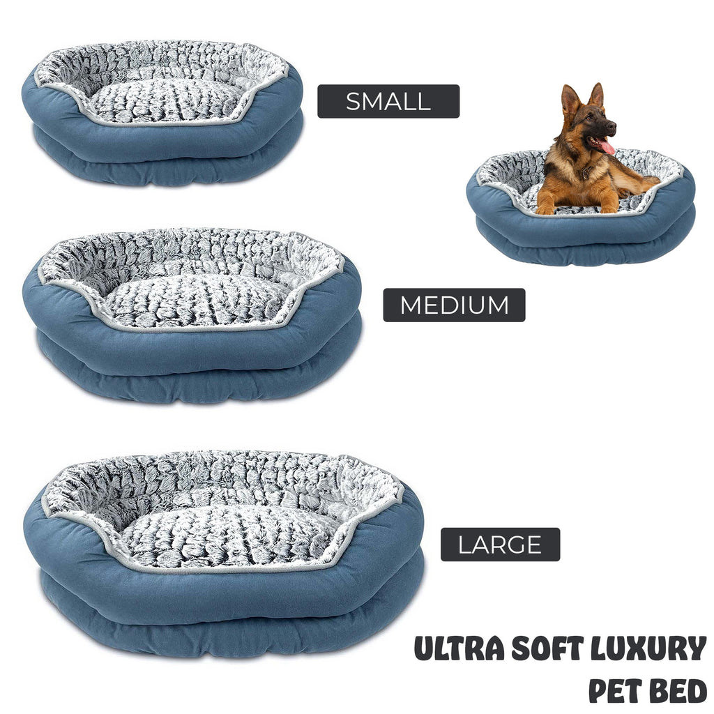Dog Bed with Machine-Washable, Non-Slip, Plush Donut Mat Non-Slip Machine Washable - product gallery image 10