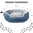Dog Bed with Machine-Washable, Non-Slip, Plush Donut Mat Non-Slip Machine Washable - product gallery image 3