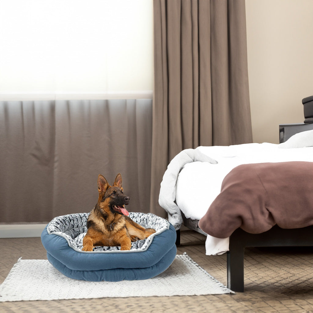 Dog Bed with Machine-Washable, Non-Slip, Plush Donut Mat Non-Slip Machine Washable - product gallery image 8