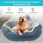 Dog Bed with Machine-Washable, Non-Slip, Plush Donut Mat Non-Slip Machine Washable - product gallery image 9