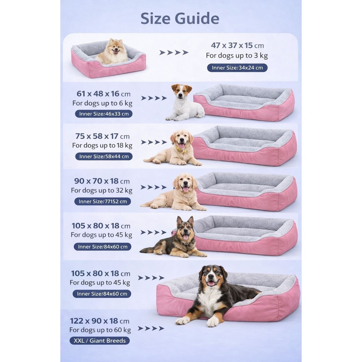 Dog Bed with Machine-Washable, Non-Slip, Waterproof - product gallery image 6