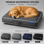 Dog Bed with Machine-Washable, Orthopedic Washable Soft Pet Mattress Medium
