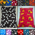 Dog Bed with Machine-Washable, Soft Cushion Removable Washable Cover Printed