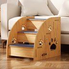 Dog Bed with Non-Slip, 35cm, Wood, 30*40*35cm, Training Step Ladder Pet Steps Training
