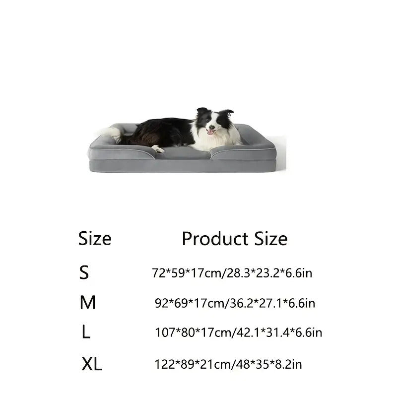 Dog Bed with Non-Slip, Easy Assembly, 36.22*27.17*6.69in/92*69*17cm - product gallery image 3