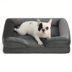 Dog Bed with Non-Slip, Easy Assembly, 36.22*27.17*6.69in/92*69*17cm - product gallery image 5