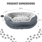 Dog Bed with Non-Slip, Faux Fur Donut Pet Self-Warming Anti-Anxiety - product gallery image 11