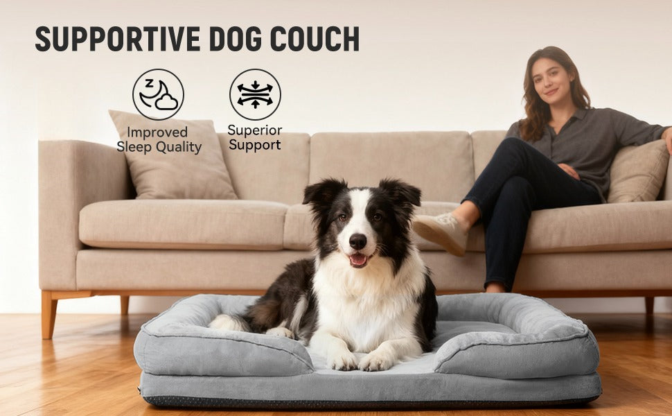 Dog Bed with Orthopaedic Removable Cover to XL for pet care at home - product gallery image 12