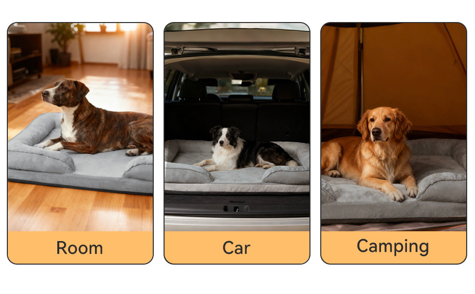 Dog Bed with Orthopaedic Removable Cover to XL for pet care at home - product gallery image 16