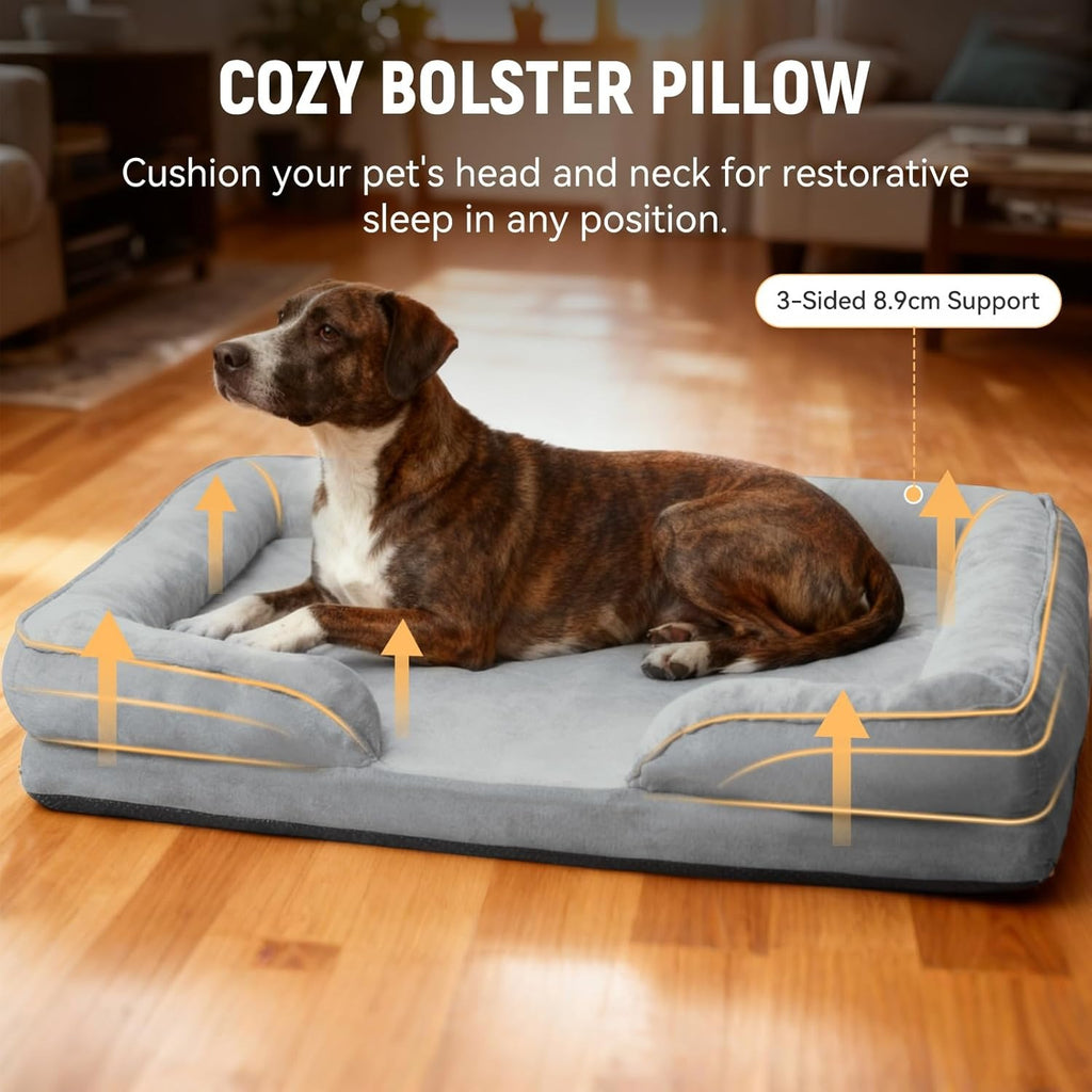 Dog Bed with Orthopaedic Removable Cover to XL for pet care at home - product gallery image 3