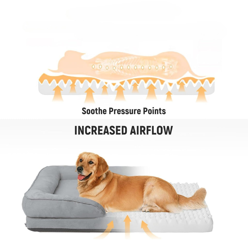 Dog Bed with Orthopaedic Removable Cover to XL for pet care at home - product gallery image 4