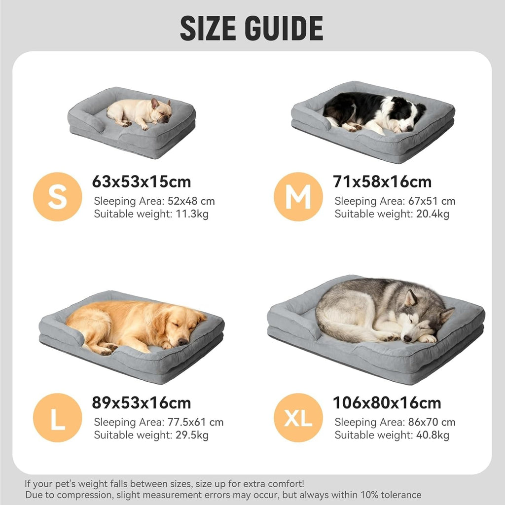 Dog Bed with Orthopaedic Removable Cover to XL for pet care at home - product gallery image 6