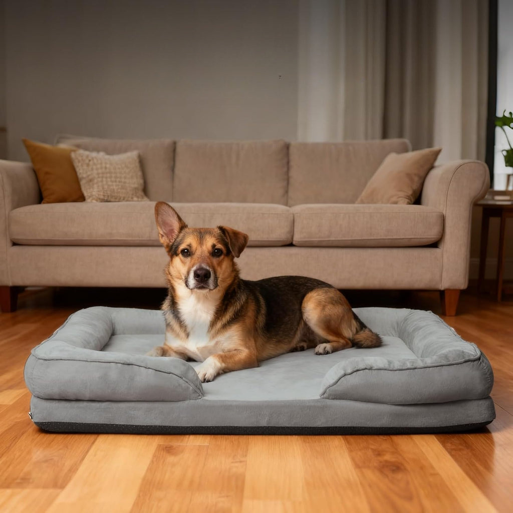 Dog Bed with Orthopaedic Removable Cover to XL for pet care at home