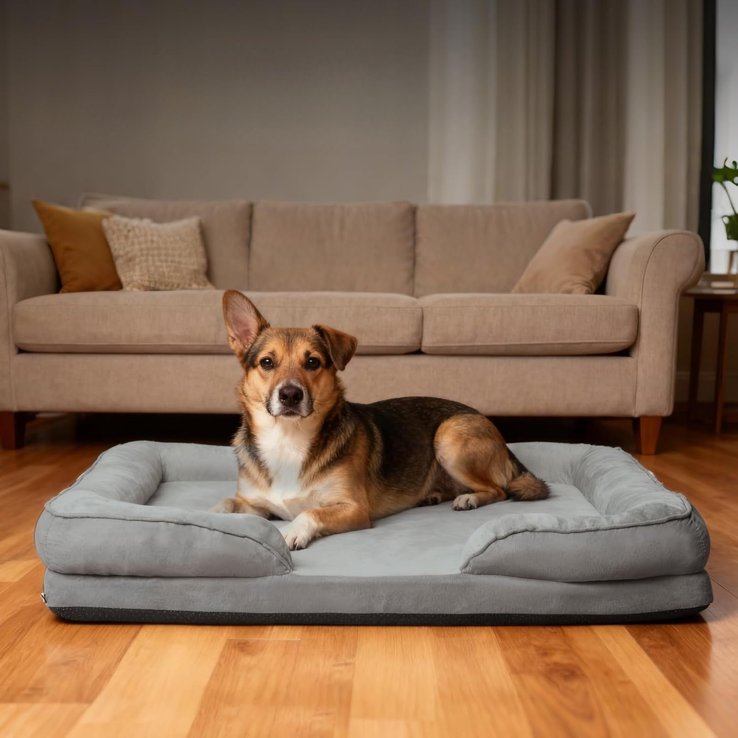 Dog Bed with Orthopaedic Removable Cover to XL for pet care at home - XL option