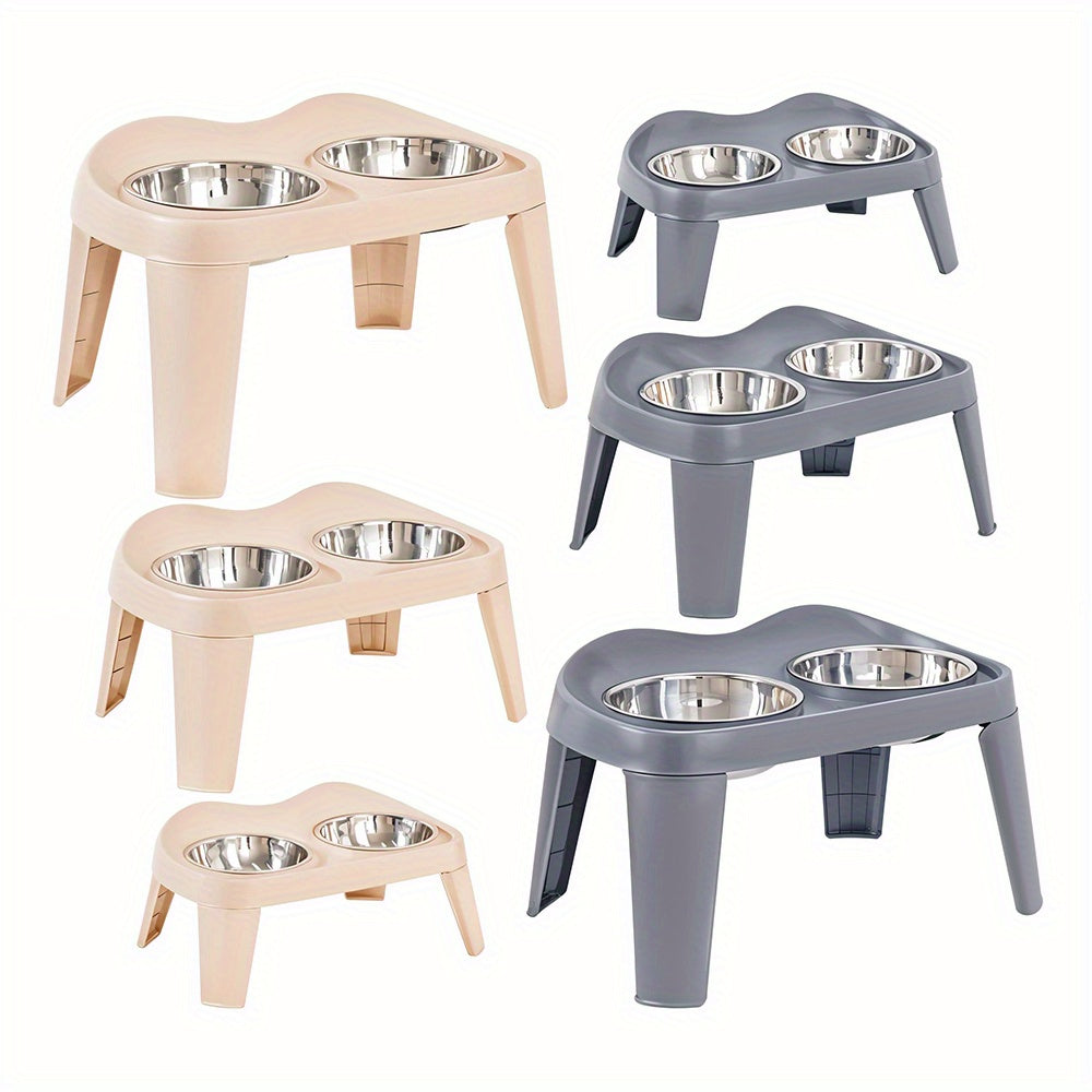 Dog Bowl Stand with Adjustable Height, Dishwasher-Safe, Non-Slip - product gallery image 11