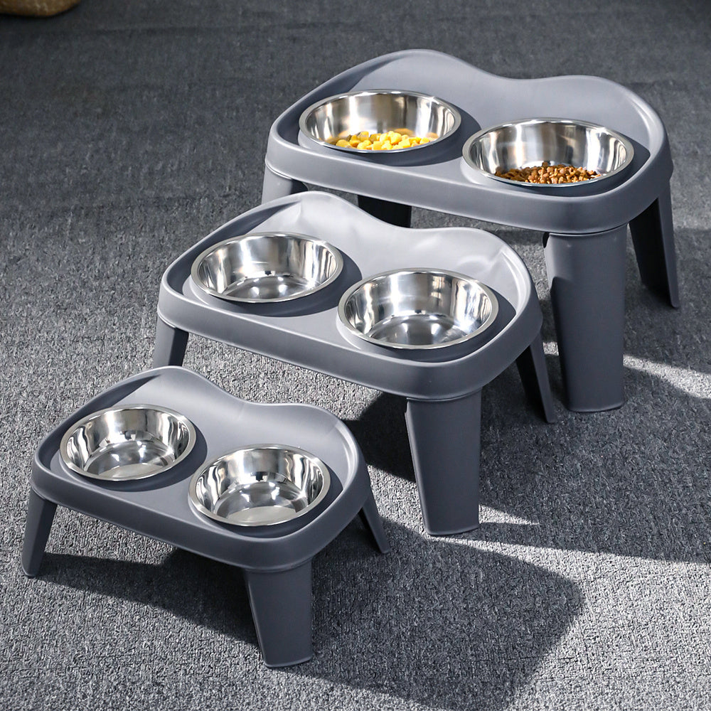 Dog Bowl Stand with Adjustable Height, Dishwasher-Safe, Non-Slip - product gallery image 12