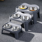 Dog Bowl Stand with Adjustable Height, Dishwasher-Safe, Non-Slip - product gallery image 12