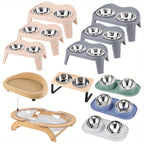 Dog Bowl Stand with Adjustable Height, Dishwasher-Safe, Non-Slip - product gallery image 15