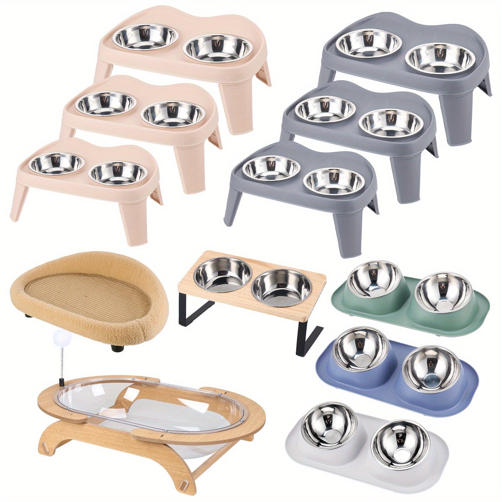 Dog Bowl Stand with Adjustable Height, Dishwasher-Safe, Non-Slip - product gallery image 15