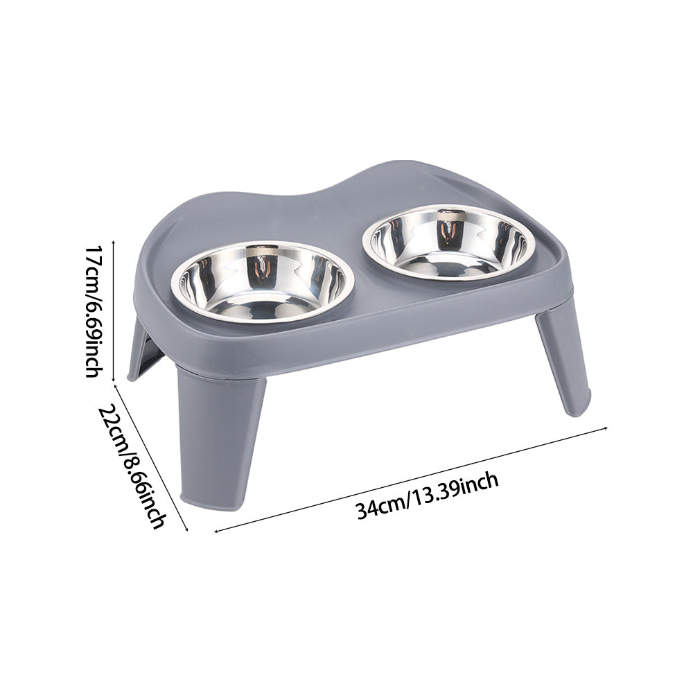 Dog Bowl Stand with Adjustable Height, Dishwasher-Safe, Non-Slip - product gallery image 2
