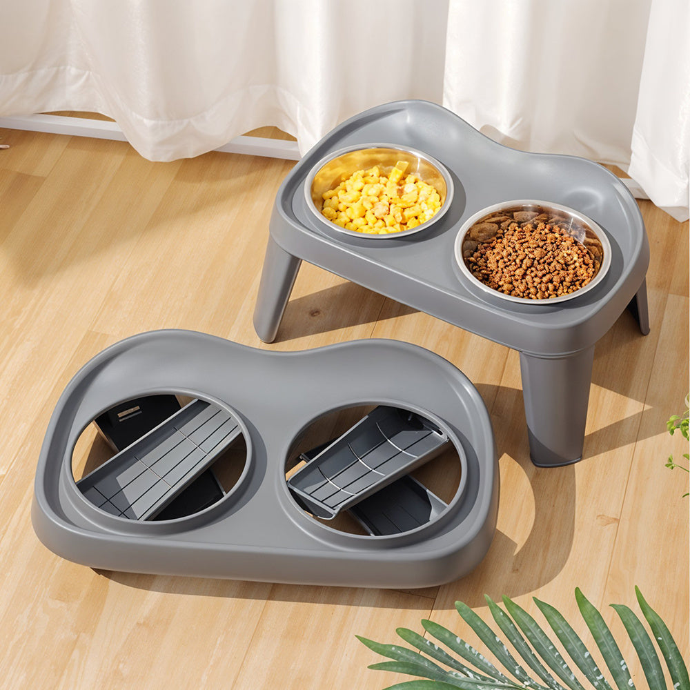 Dog Bowl Stand with Adjustable Height, Dishwasher-Safe, Non-Slip - product gallery image 5