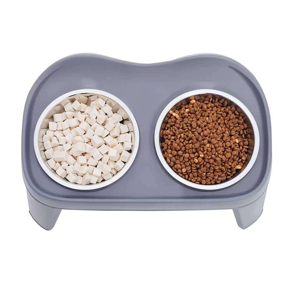 Dog Bowl Stand with Adjustable Height, Dishwasher-Safe, Non-Slip - product gallery image 7