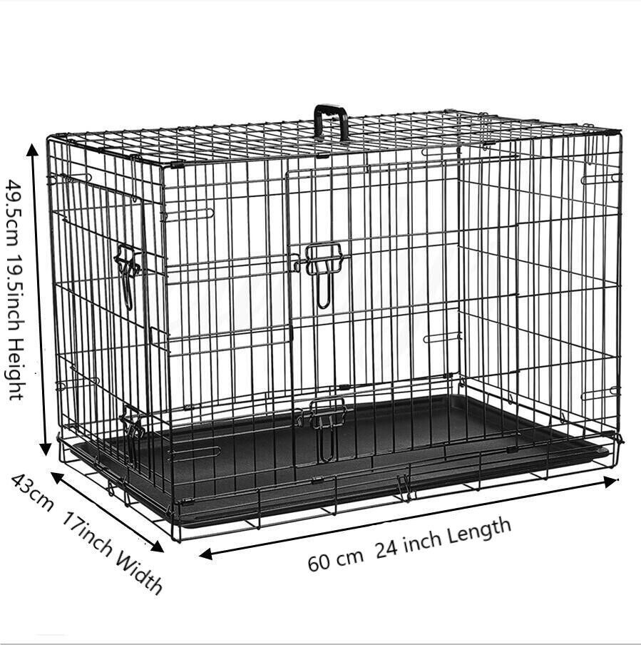 Dog Cage Puppy Training Crate Small Medium with Leakproof, Easy Assembly - product gallery image 13