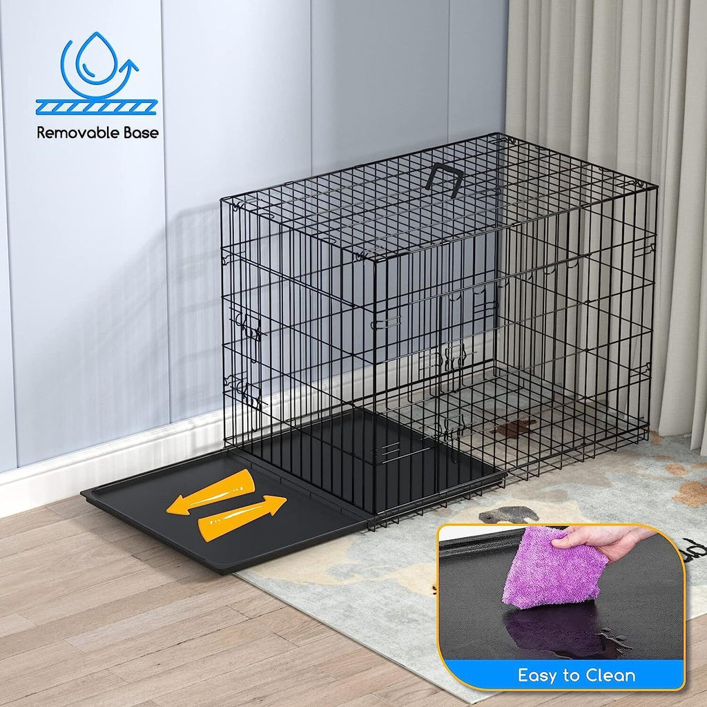 Dog Cage Puppy Training Crate Small Medium with Leakproof, Easy Assembly - product gallery image 19