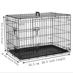Dog Cage Puppy Training Crate Small Medium with Leakproof, Easy Assembly - product gallery image 2