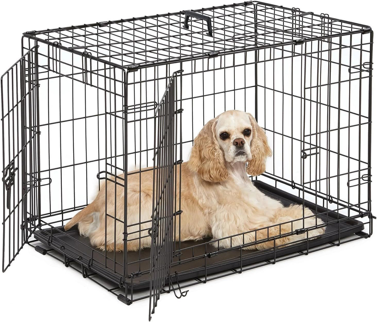 Dog Cage Puppy Training Crate Small Medium with Leakproof, Easy Assembly - product gallery image 23