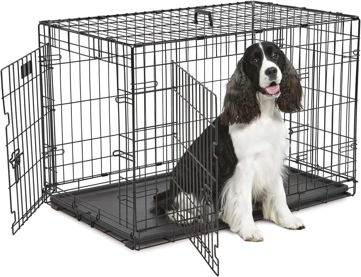 Dog Cage Puppy Training Crate Small Medium with Leakproof, Easy Assembly - product gallery image 24