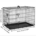 Dog Cage Puppy Training Crate Small Medium with Leakproof, Easy Assembly - product gallery image 9