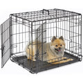 Dog Cage Puppy Training Crate Small Medium with Leakproof, Easy Assembly
