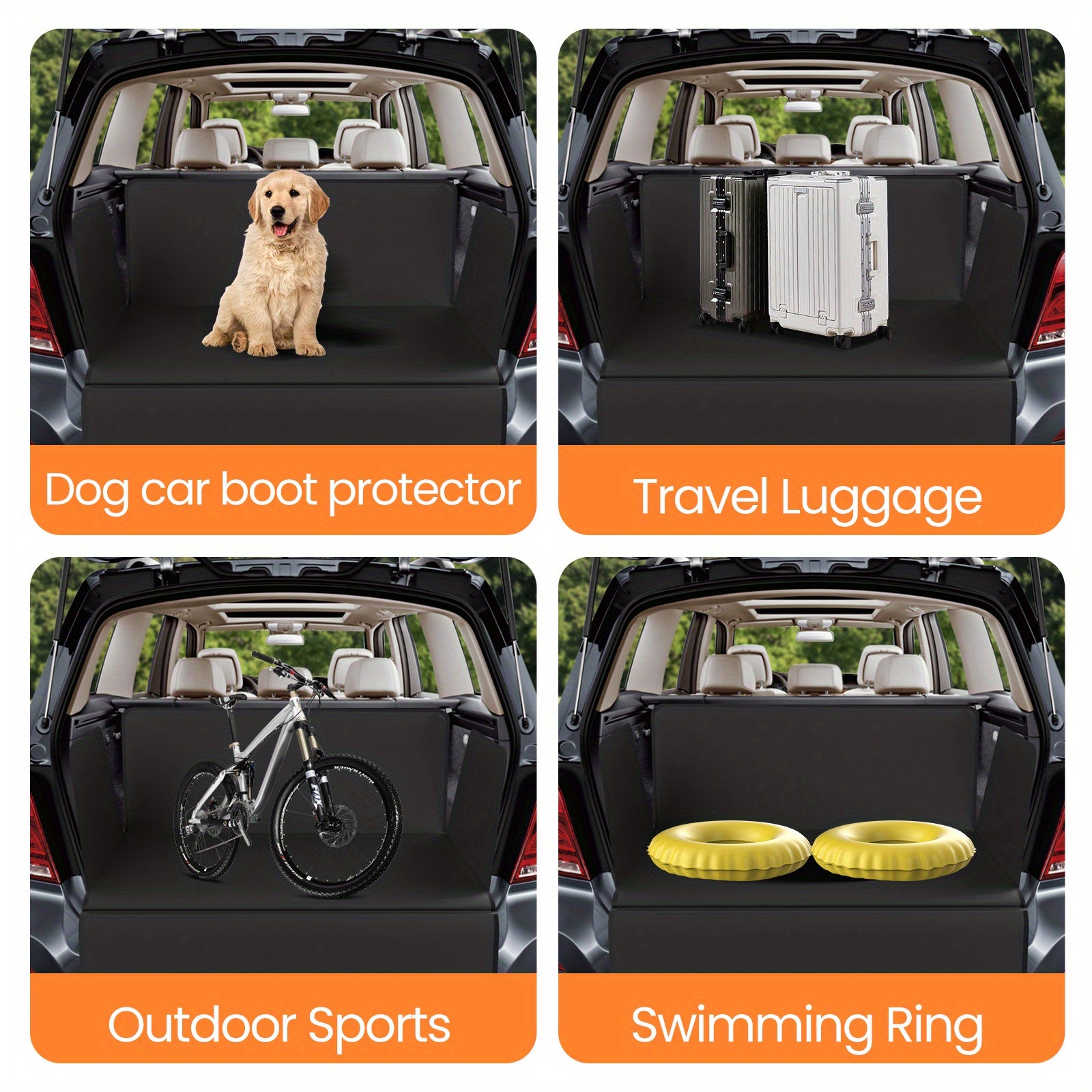 Dog Car Boot Liner with Machine-Washable, Non-Slip, Water-Resistant - product gallery image 5