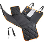 Dog Car Seat Covers & Hammock with Waterproof, Cover Back Mesh Window Storage Pocket - Black option