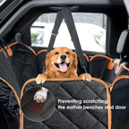 Dog Car Seat Covers & Hammock with Waterproof, Cover Back Mesh Window Storage Pocket - product gallery image 7