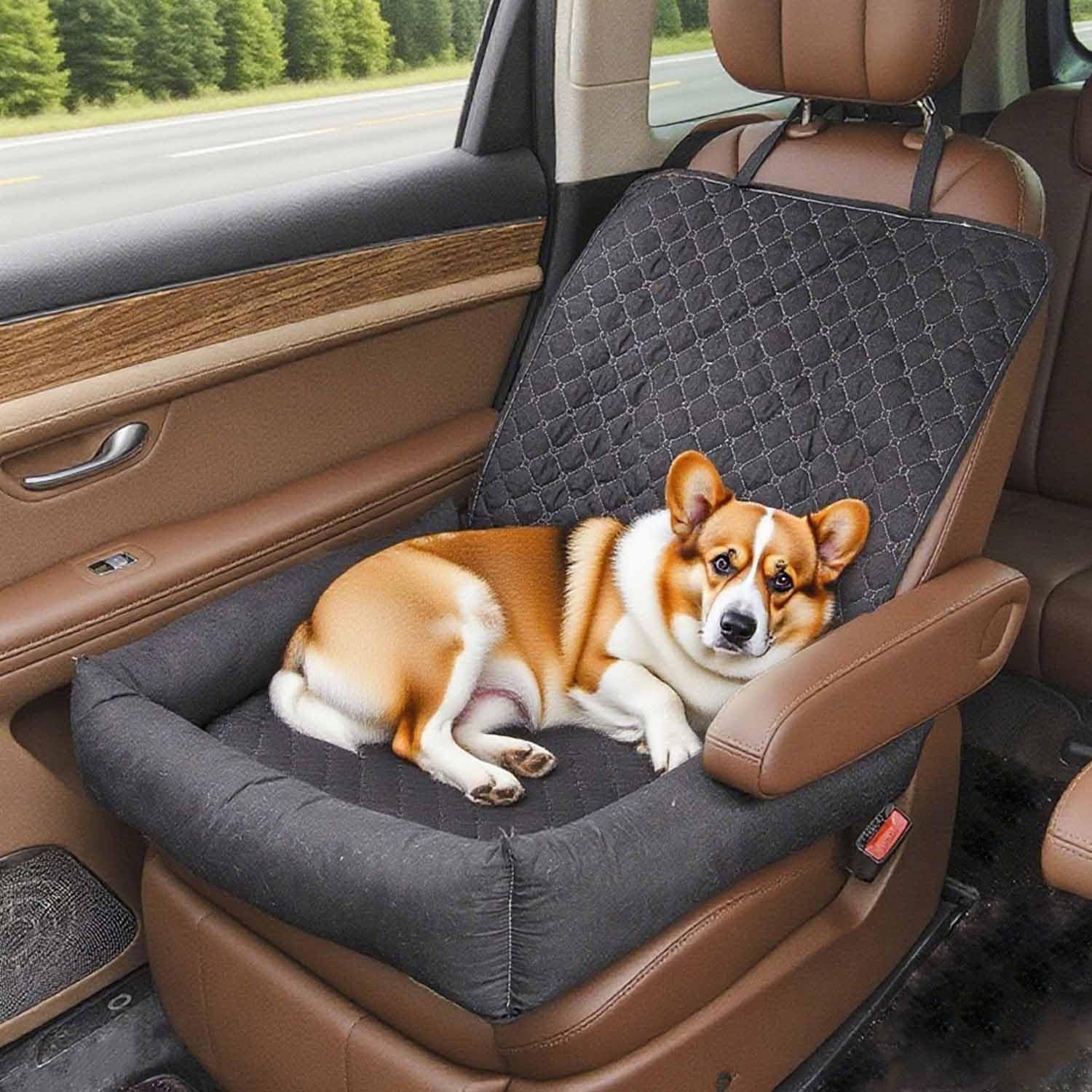 Dog Car Seats & Booster Seat with Machine-Washable, Non-Slip - product gallery image 5
