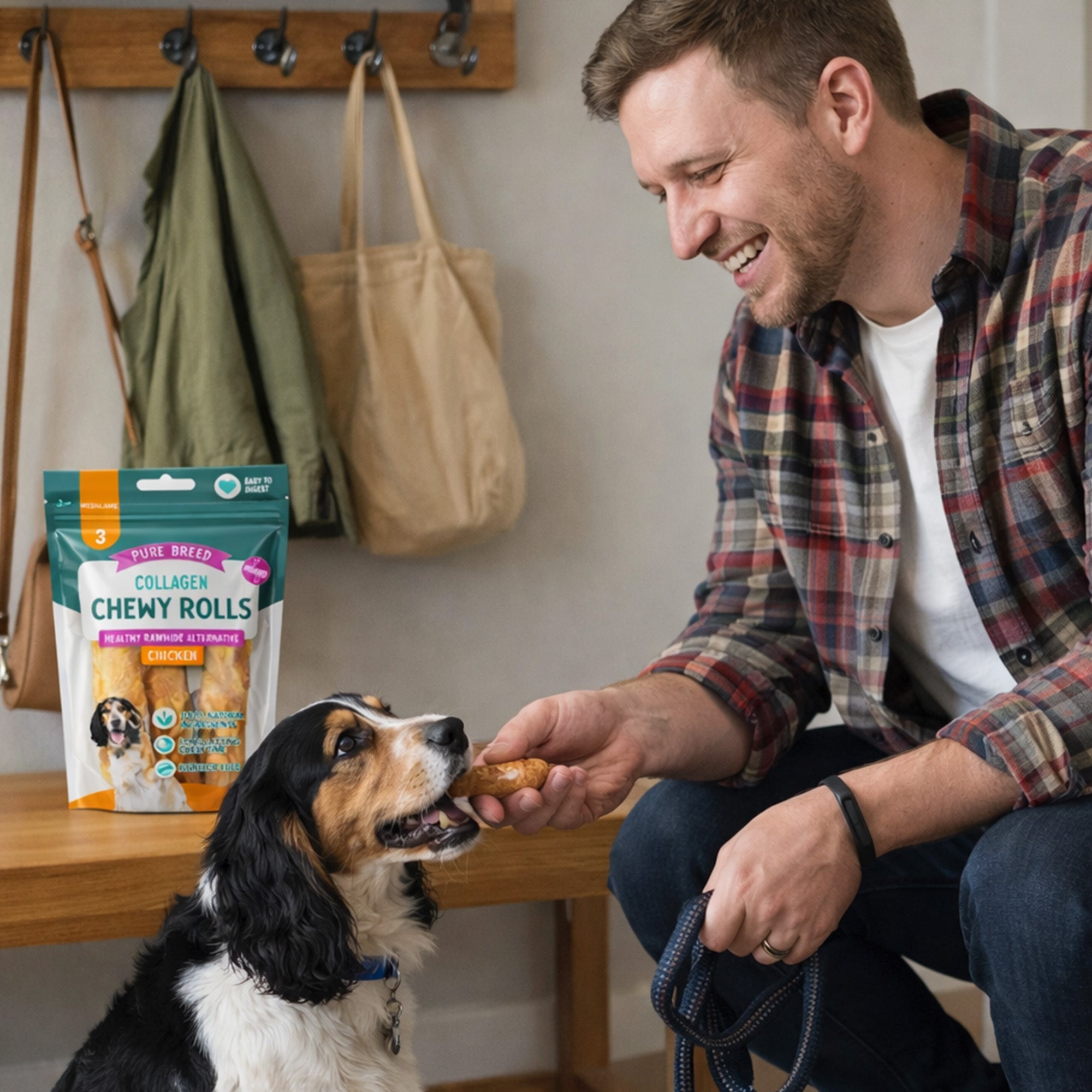 Dog Chew with 36 Pack, 36pk, Collagen Chews Rawhide Free Long Lasting - product gallery image 6