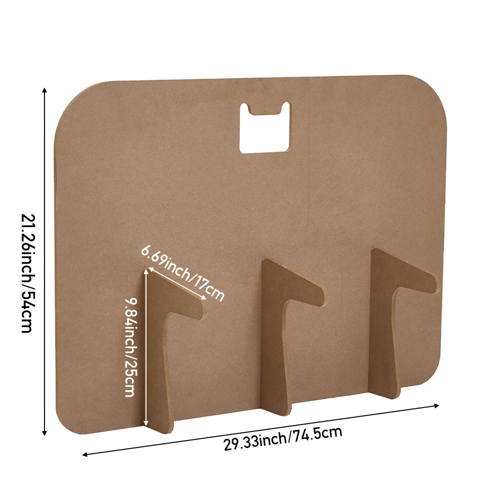 Dog Gates & Pet Barrier with Freestanding, 54cm, Wood, 75*54cm - product gallery image 2