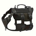 Dog Harness with No Pull Full Body Soft Padded for travel - Black, S option