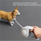 Dog Lead with Non-Slip, Lockable, 5M, One-size, 5M Retractable Leash Tangle-Free Swivel - product gallery image 10