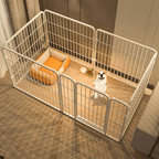 Dog Playpen with Metal, Iron, Heavy Duty Metal Panel 120x60x60cm Portable - product gallery image 2