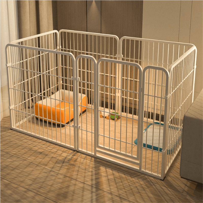Dog Playpen with Metal, Iron, Heavy Duty Metal Panel 120x60x60cm Portable - product gallery image 3